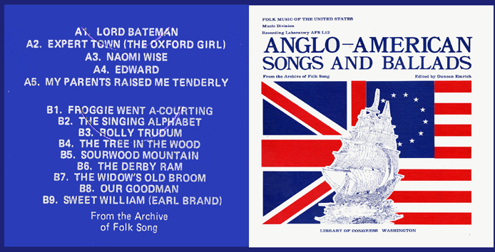 Anglo-American songs and ballads