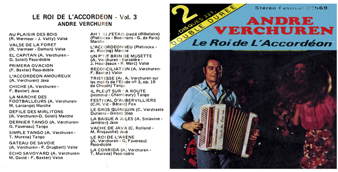 Le roi de l'accordéon - André Verchuren, vol. 3 