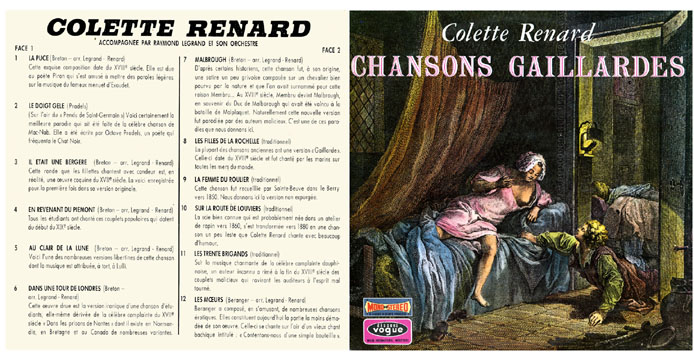 Chansons gaillardes - Colette Renard