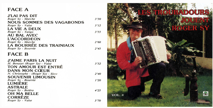 Les Troubadours jouent Roger Sy, vol. 4