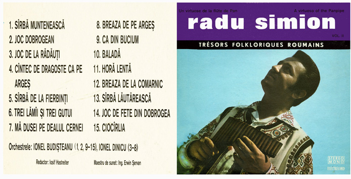 Un virtuose de la flûte de pan - Radu Simion, vol.2 