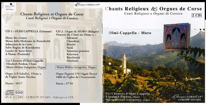 Chants religieux & orgues de Corse