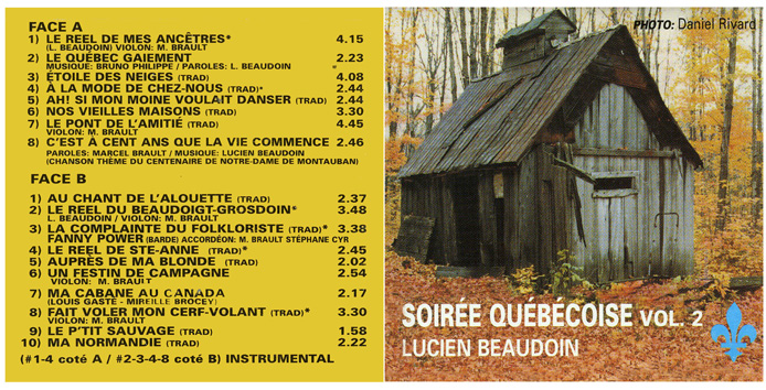 Soirée québécoise, vol. 2 - Lucien Beaudoin 