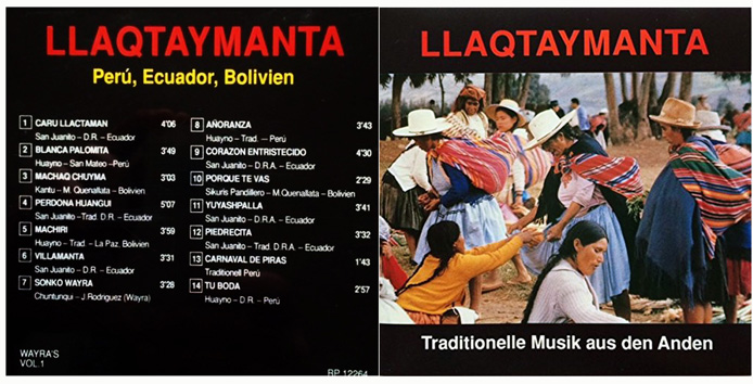 Traditionelle muzik aus den Anden