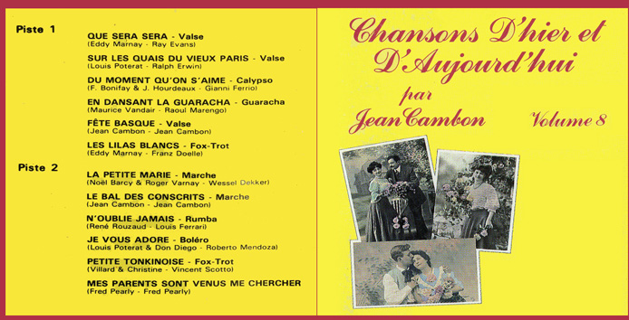 Chansons d'hier et d'aujourd'hui, vol. 8