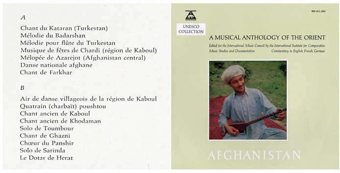 La musique de l'Afghanistan