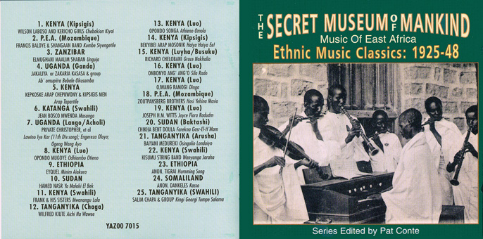 The secret museum of Mankind, Music of East Africa