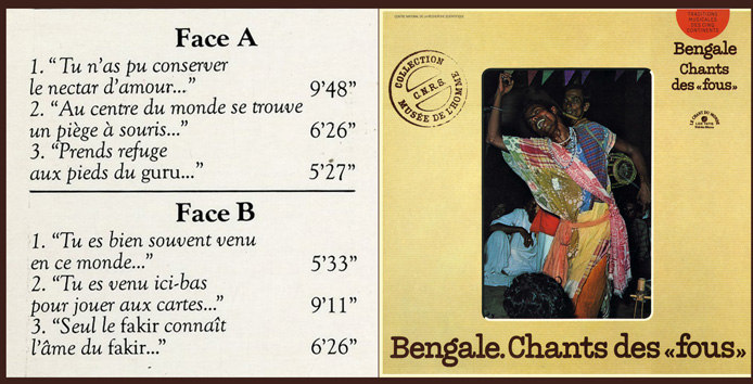 Bengale - Chants des fous