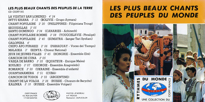 Les plus beaux chants des peuples de la terre