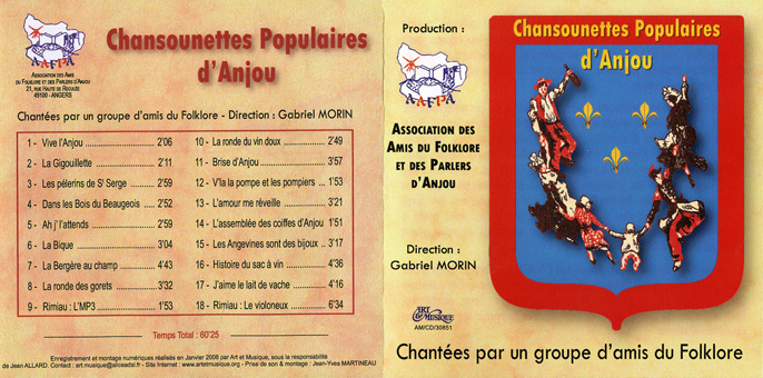 Chansounettes populaires d'Anjou