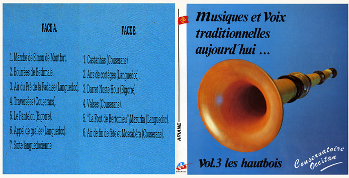 Musiques et voix traditionnels aujourd'hui - vol. 3 les hautbois