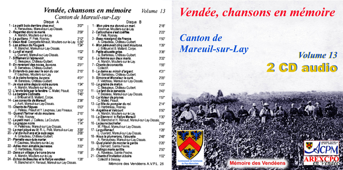 Canton de Mareuil-sur-Lay, vol. 13