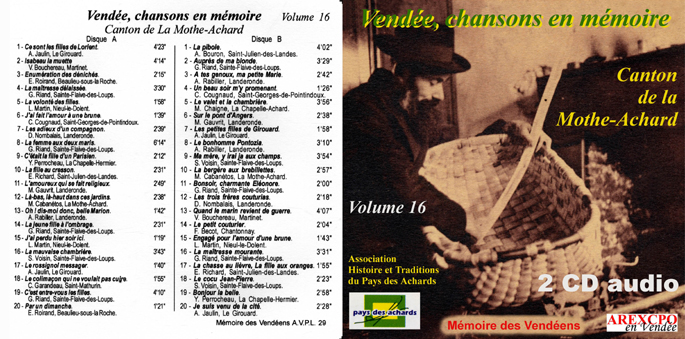 Canton de La Mothe-Achard, vol. 16