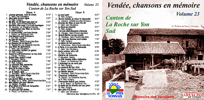 Canton de La Roche-sur-Yon sud, vol. 23