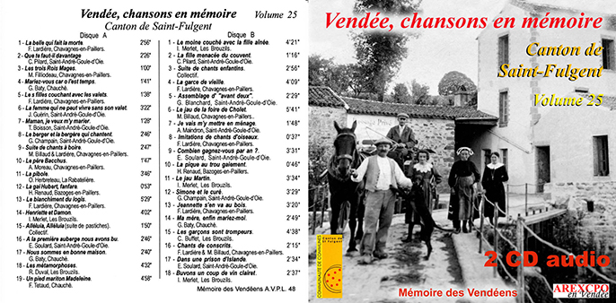 Canton de Saint-Fulgent, vol. 25