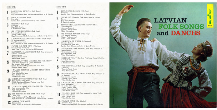 Latvian folk songs and dances