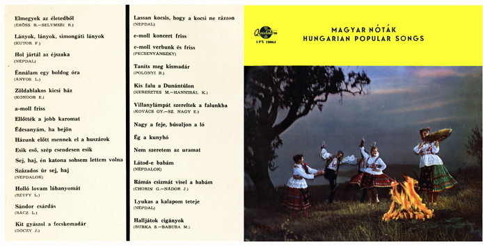 Magyar notak hungarian popular songs