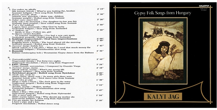 Gypsy folk songs from Hungary