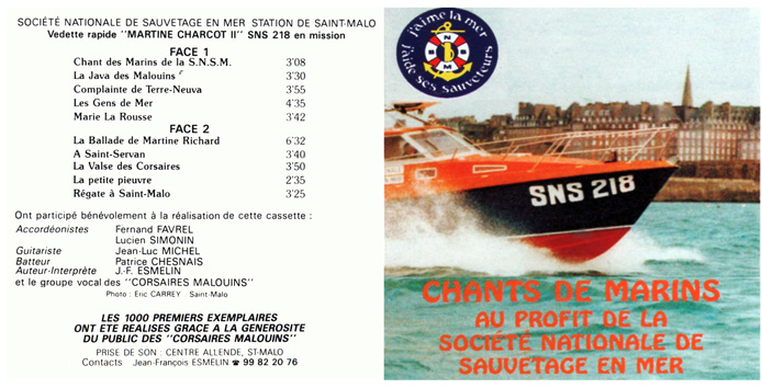 Chants de marins au profit de la Société nationale de Sauvetage en mer