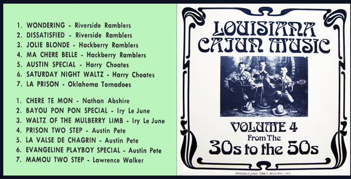 Louisiana cajun music, vol, 4