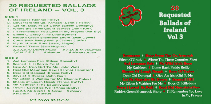 20 requested ballads or Ireland, vol. 3