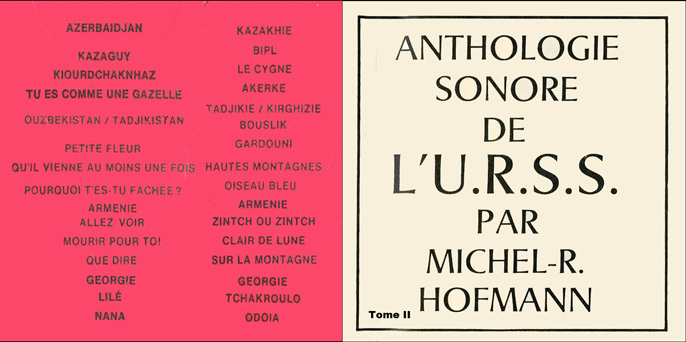 Anthologie sonore de l'URSS, II