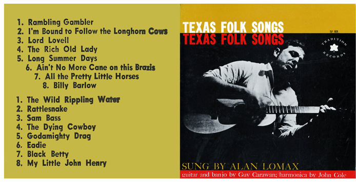 Texas folk songs