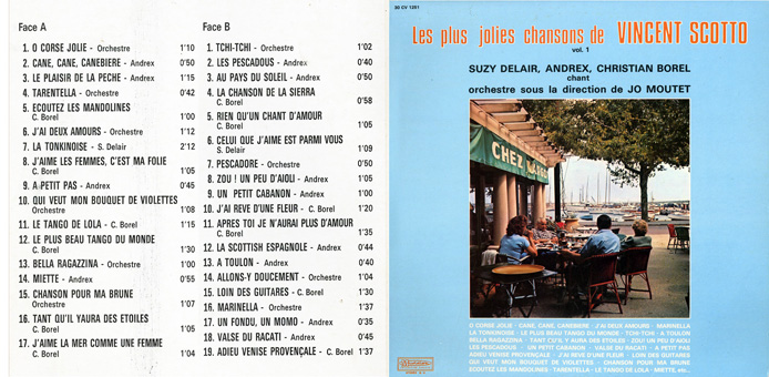 Les plus jolies chansons de Vincent Scotto, vol. 1