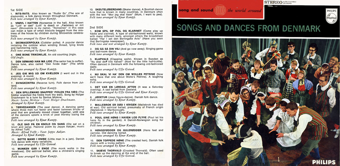 Songs and dances from Denmark