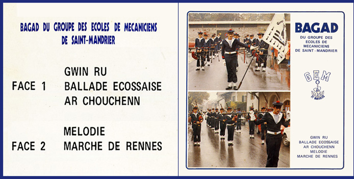 Bagad du Groupe des Ecoles de Mécanicien de Saint-Mandrier