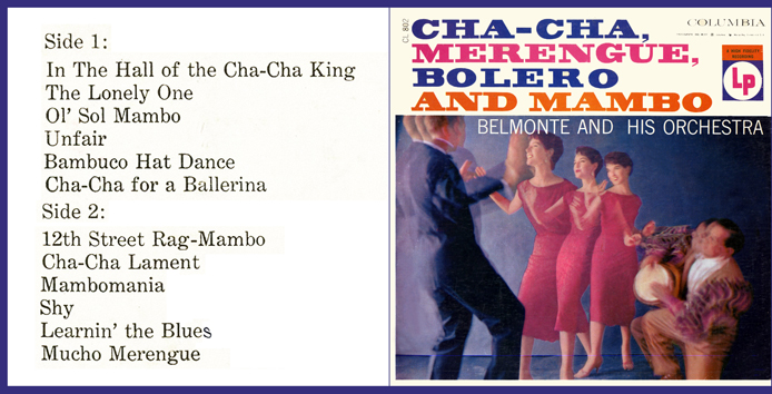 Cha-cha, merengue, bolero and mambo