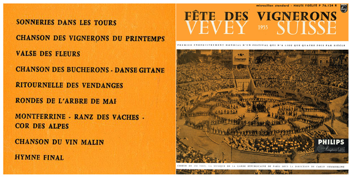 Fête des vignerons, Vevey 1955