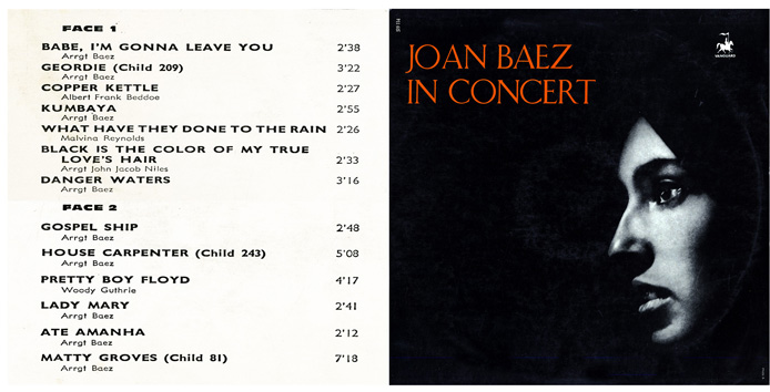 Joan Baez in concert