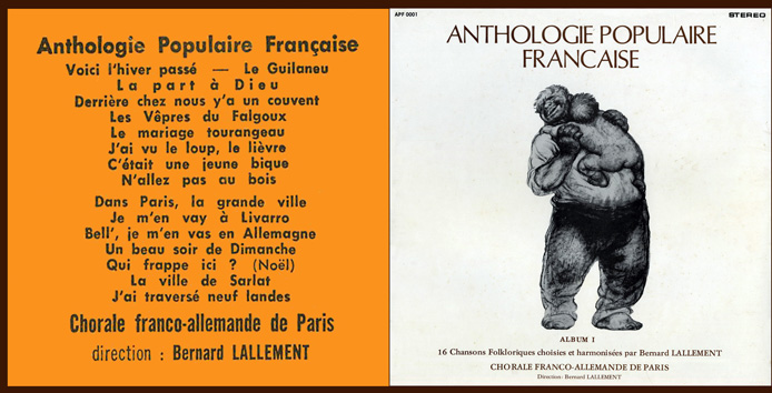 Anthologie populaire française album 1