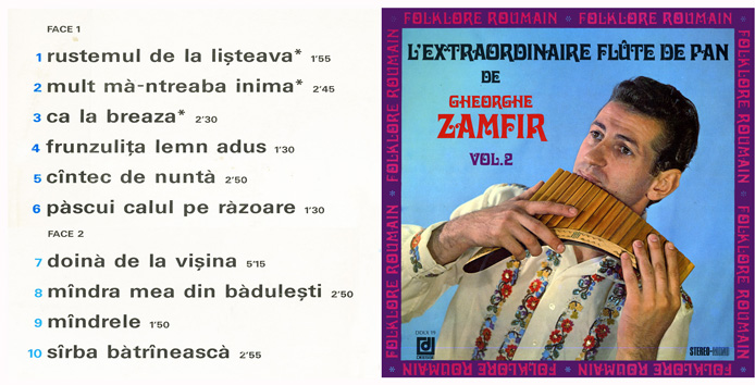 L'extraordinaire flûte de pan de Gheorghe Zamfir, Vol.2