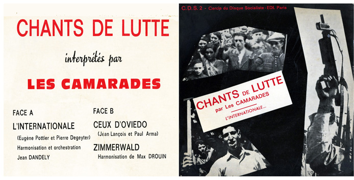 Chants de lutte par les Camarades