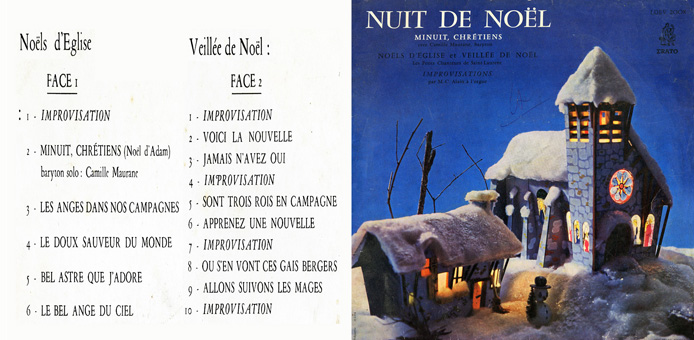 Nuit de Noël - Noëls d'église et veillées de Noël