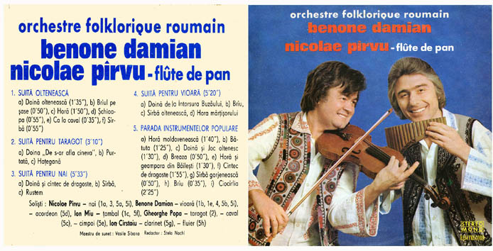 Orchestre folklorique roumain - Benone Damian