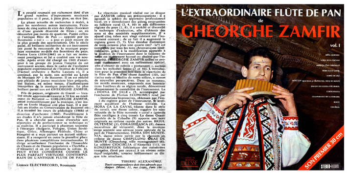 L'extraordinaire flûte de pan de Gheorghe Zamfir, vol. 1