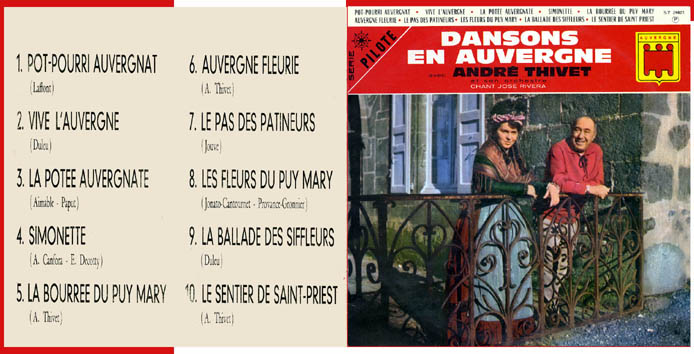 Dansons en Auvergne - André Thivet 