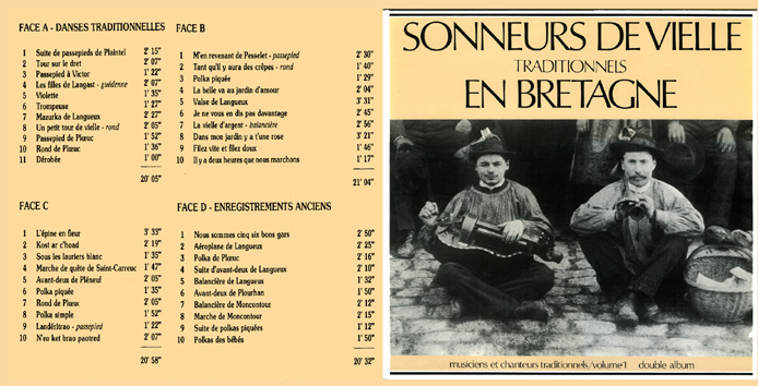 Sonneurs de vielle traditionnels en Bretagne