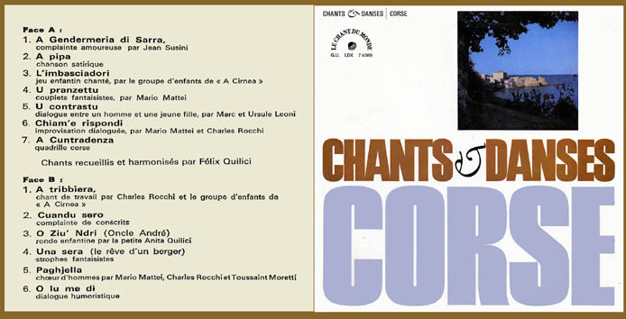 Chants et danses de Corse