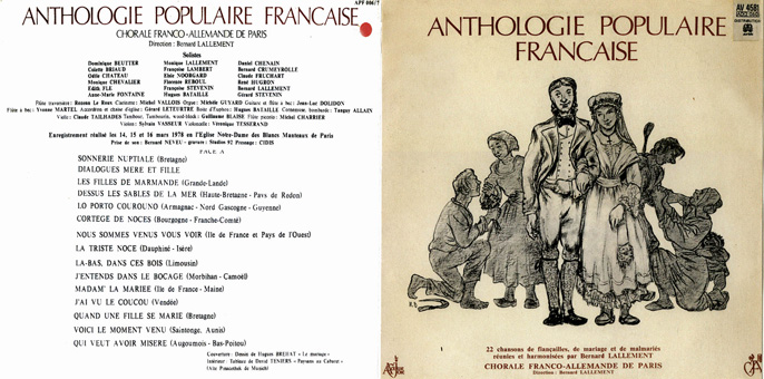 Anthologie populaire française