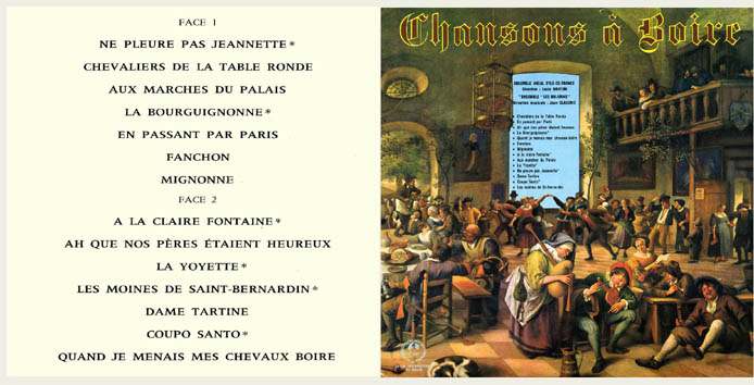 Chansons à boire - Ensemble Vocal d'Ile-de-France