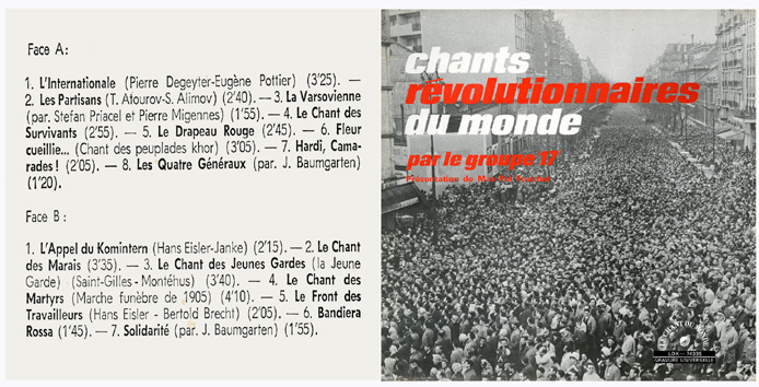 Chants révolutionnaires du Monde