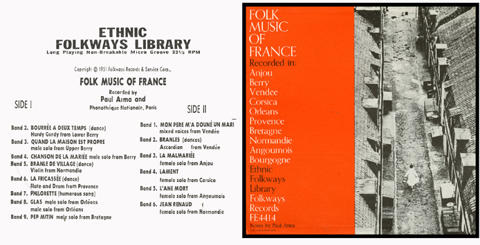 Folk music of France