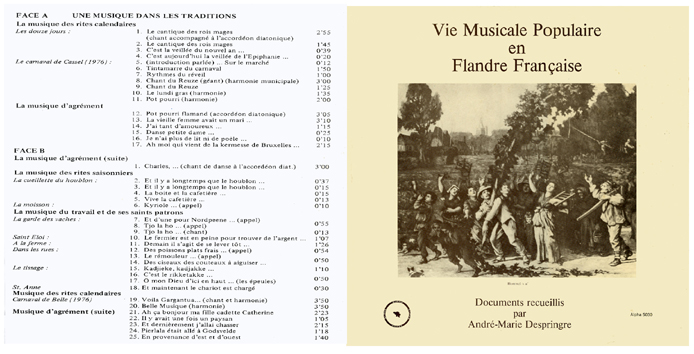 Vie musicale populaire en Flandre française