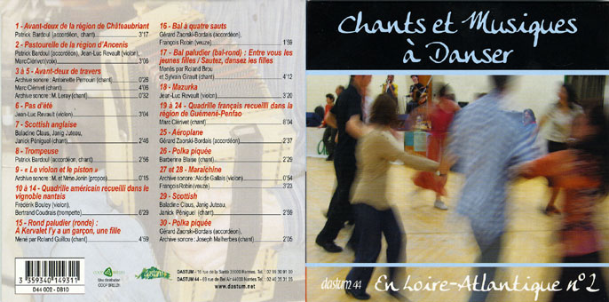 Chants et musiques à danser en Loire-Atlantique n° 2