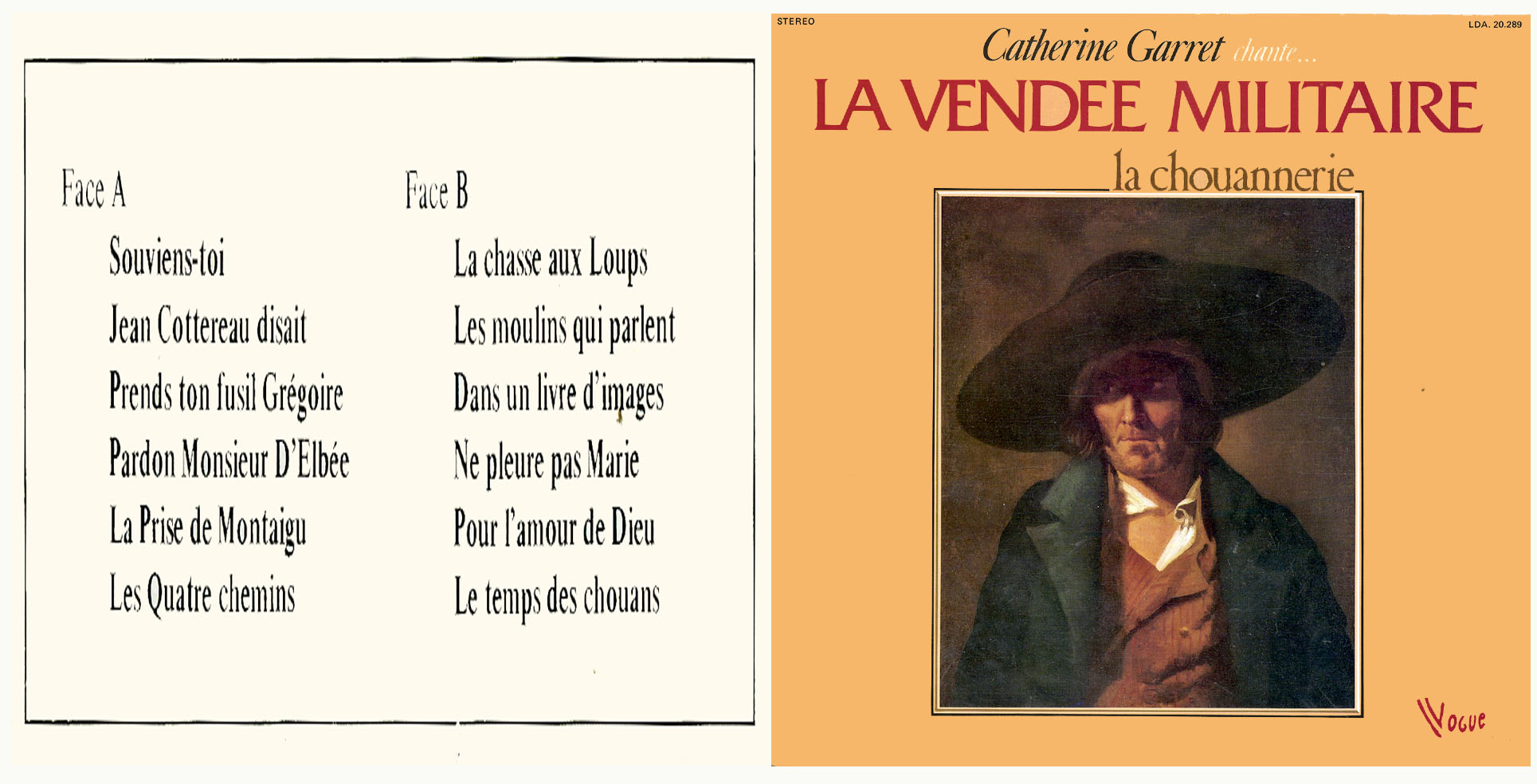 Catherine Garret chante la Vendée militaire