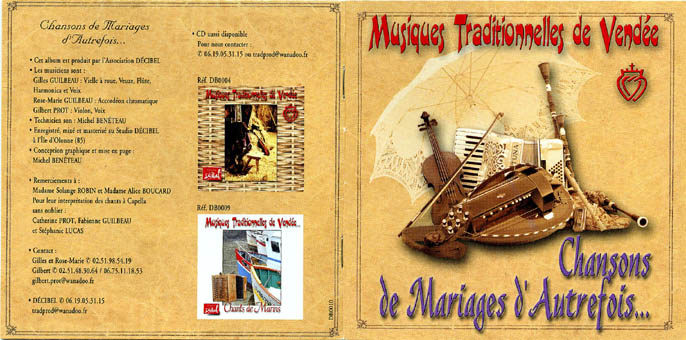 Chansons de mariages d'autrefois